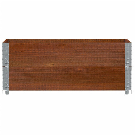 Vidaxx Pflanzgefäß 100x50 cm massives Kiefernholz braun