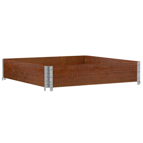 Vidaxx Pflanzgefäß 100x100 cm massives Kiefernholz braun