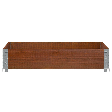 Vidaxx Pflanzgefäß 100x100 cm massives Kiefernholz braun