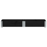 Vidaxx Pflanzgefäß 150x50 cm massives Kiefernholz schwarz
