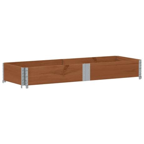 Vidaxx Pflanzgefäß 150x50 cm massives Kiefernholz braun