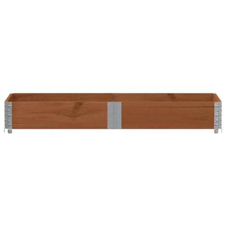Vidaxx Pflanzgefäß 150x50 cm massives Kiefernholz braun