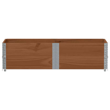 Vidaxx Pflanzgefäß 150x50 cm massives Kiefernholz braun