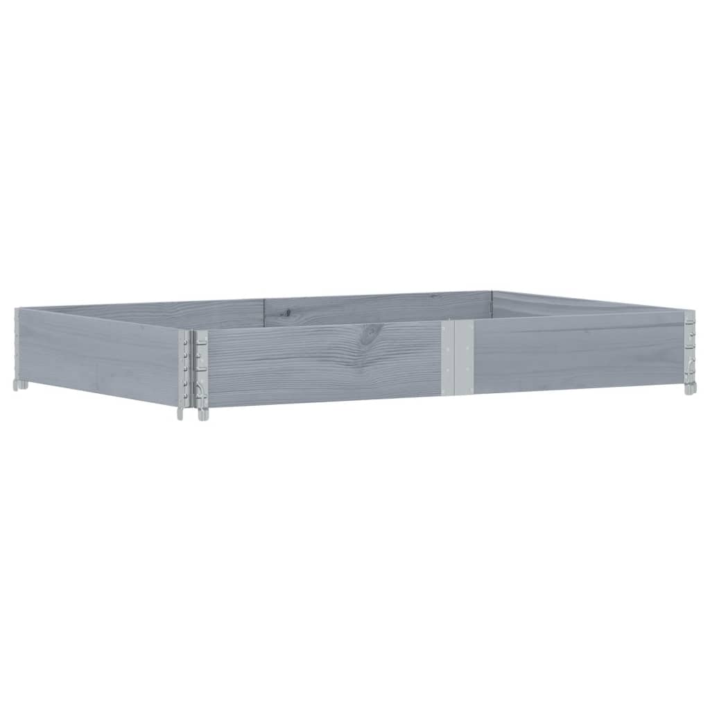 Vidaxx Pflanzgefäß 150x100 cm massives Kiefernholz grau