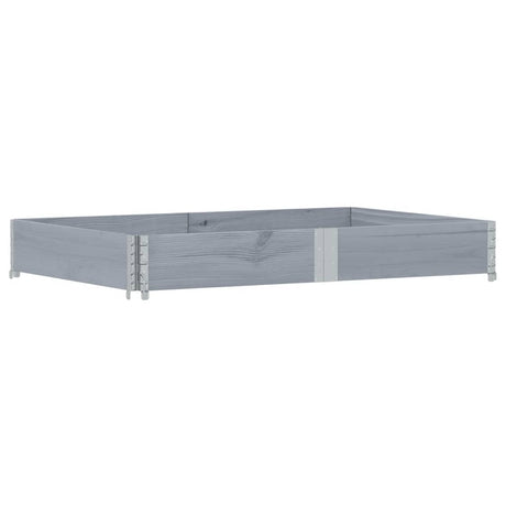 Vidaxx Pflanzgefäß 150x100 cm massives Kiefernholz grau