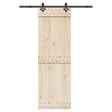 Vidaxxl Box mit Teilen für Schiebetür 152,5 cm Stahl schwarz