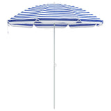 VidaXL Strandschirm Blau und Weiß 263 x 263 x 272 cm