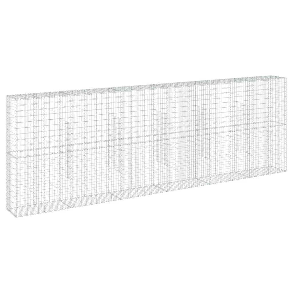 Vidaxl Schans Basket 600x50x200 cm Galvanized Silver Coloted