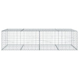 Vidaxx Gabione 200x100x50 cm verzinktes Eisen silberfarben