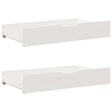 Vidaxx Bettschubladen 2 Stk. 95x55x17 cm massives Kiefernholz