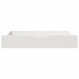 Vidaxx Bettschubladen 2 Stk. 90x55x17 cm Massivholz Kiefer massiv weiß