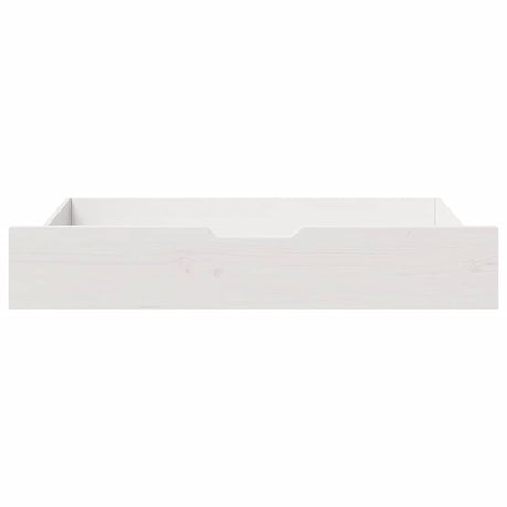 Vidaxx Bettschubladen 2 Stk. 90x55x17 cm Massivholz Kiefer massiv weiß