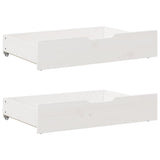 Vidaxx Bettschubladen 2 Stk. 85x55x17 cm Kiefer massiv weiß