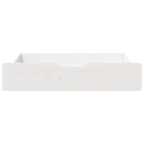 Vidaxx Bettschubladen 2 Stk. 85x55x17 cm Kiefer massiv weiß
