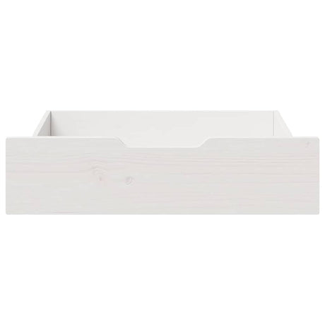 Vidaxx Bettschubladen 2 Stk. 65x55x17 cm Kiefer massiv weiß