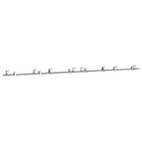 Vidaxx Schiebetürteile-Set 366 cm Edelstahl silberfarben