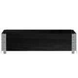 Vidaxx Palettenoberkante 80x60 cm massives Kiefernholz schwarz