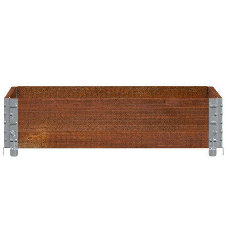 Vidaxx Palettenoberkante 80x60 cm massives Kiefernholz braun