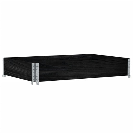 Vidaxx Palettenoberkante 120x80 cm massives Kiefernholz schwarz