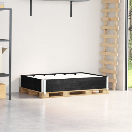 Vidaxx Palettenoberkante 120x80 cm massives Kiefernholz schwarz