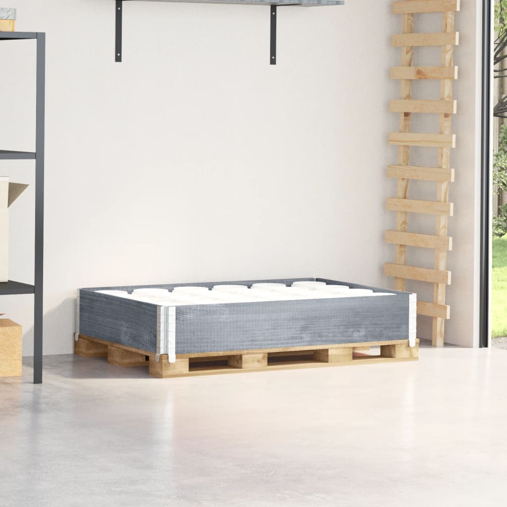Vidaxx Palettenoberkante 120x80 cm massives Kiefernholz grau