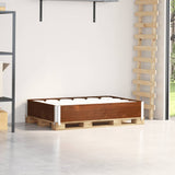 Vidaxx Palettenoberkante 120x80 cm massives Kiefernholz braun