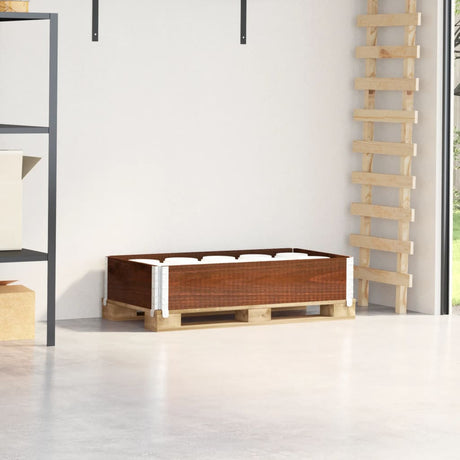 Vidaxx Palettenoberkante 100x50 cm massives Kiefernholz braun