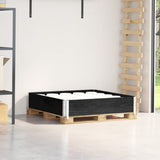 Vidaxx Palettenoberkante 100x100 cm massives Kiefernholz schwarz