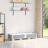 Vidaxx Palettenoberkante 150x50 cm massives Kiefernholz grau