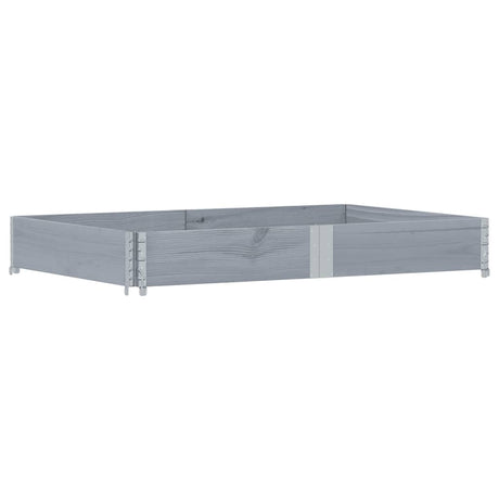 Vidaxx Palettenoberkante 150x100 cm massives Kiefernholz grau