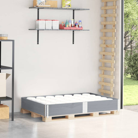 Vidaxx Palettenoberkante 150x100 cm massives Kiefernholz grau