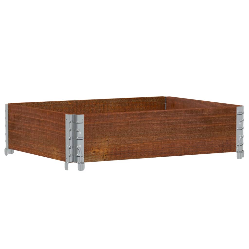 Vidaxx Pflanzgefäß 80x60 cm massives Kiefernholz braun
