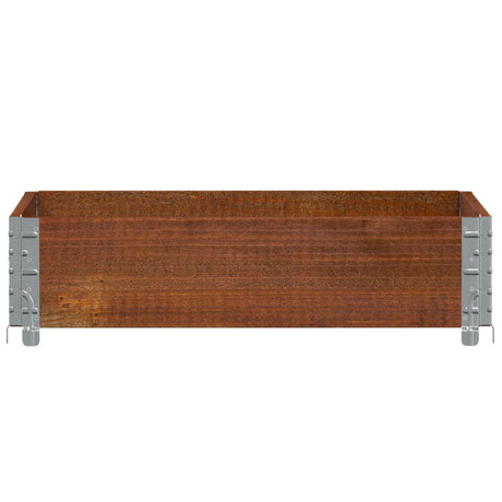 Vidaxx Pflanzgefäß 80x60 cm massives Kiefernholz braun