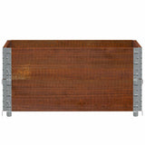 Vidaxx Pflanzgefäß 80x60 cm massives Kiefernholz braun