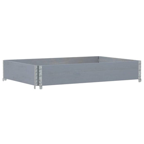 Vidaxx Pflanzgefäß 120x80 cm massives Kiefernholz grau