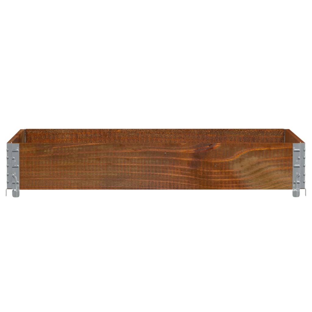 Vidaxx Pflanzgefäß 120x80 cm massives Kiefernholz braun
