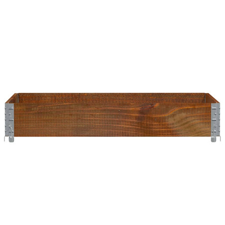 Vidaxx Pflanzgefäß 120x80 cm massives Kiefernholz braun