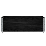 Vidaxx Pflanzgefäß 120x80 cm massives Kiefernholz schwarz