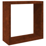Vidaxx Kaminholzregal 100x40x100 cm wetterfester Stahl