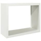 Vidaxx Kaminholzregal 100x40x80 cm Stahl weiß