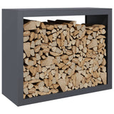 Vidaxx Kaminholzregal 100x40x80 cm Stahl Anthrazit