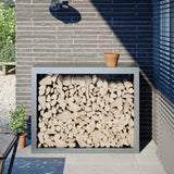 Vidaxx Brennholzregal 100x40x80 cm aus verzinktem Stahl