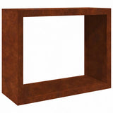 Vidaxx Kaminholzregal 100x40x80 cm wetterfester Stahl