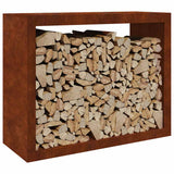Vidaxx Kaminholzregal 100x40x80 cm wetterfester Stahl