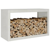 Vidaxx Kaminholzregal 100x40x60 cm Edelstahl