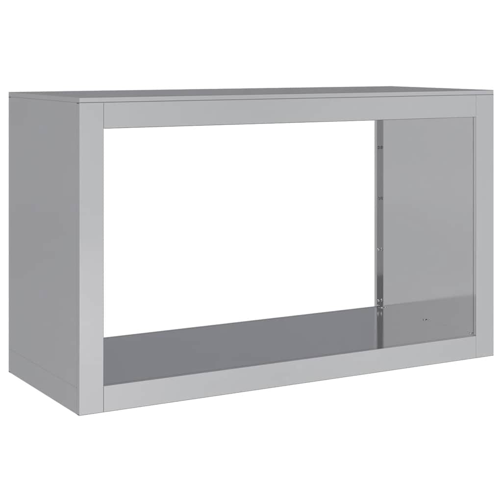 Vidaxx Brennholzregal 100x40x60 cm aus verzinktem Stahl