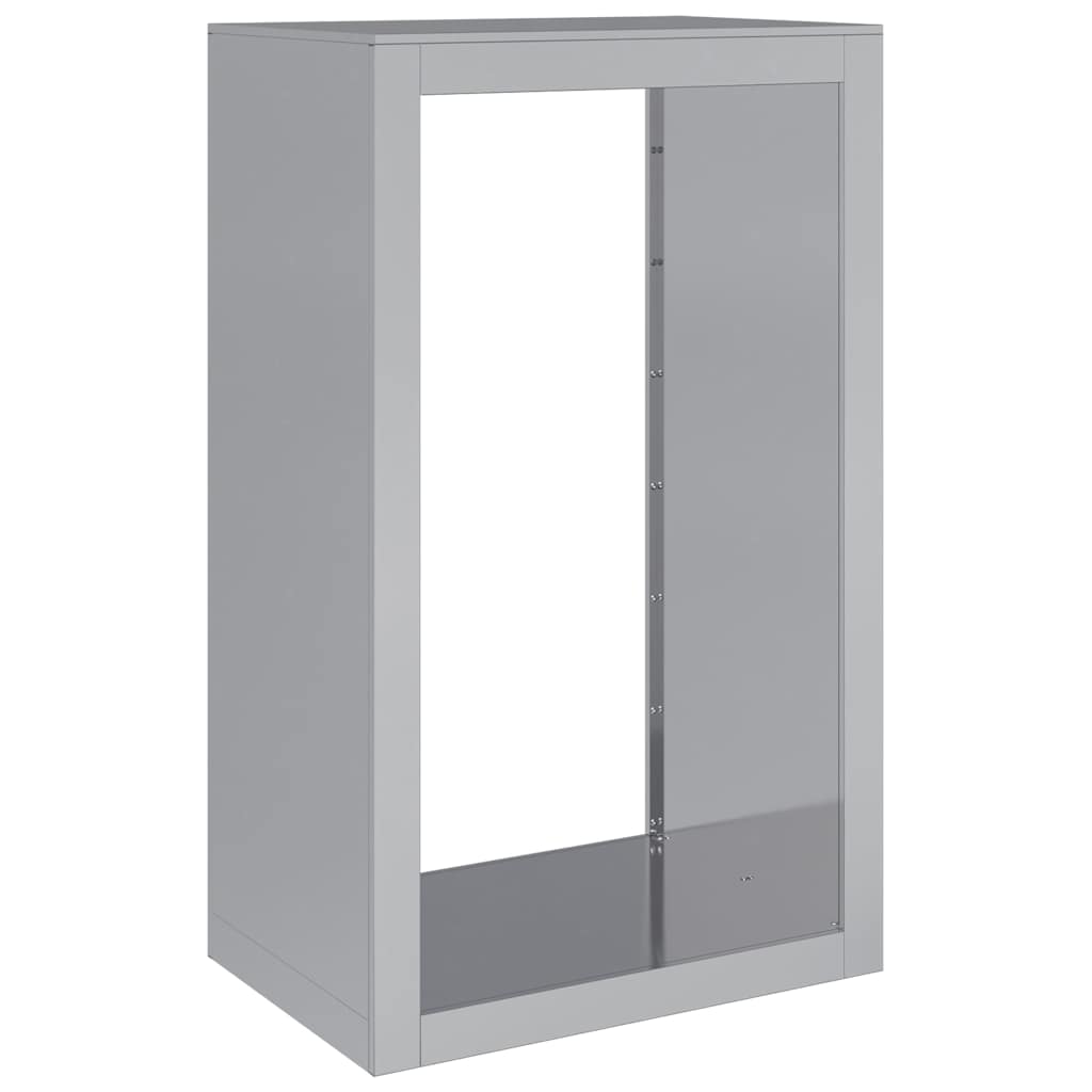 Vidaxx Kaminholzregal 60x40x100 cm aus verzinktem Stahl
