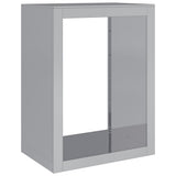 Vidaxx Brennholzregal 60x40x80 cm aus verzinktem Stahl