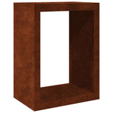 Vidaxx Kaminholzregal 60x40x80 cm wetterfester Stahl