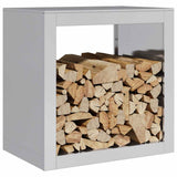 Vidaxx Kaminholzregal 60x40x60 cm aus verzinktem Stahl